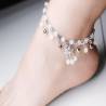 Bracciale alla caviglia con perline fosforescenti - cavigliera fosforescente