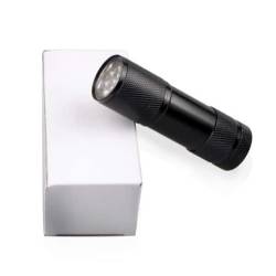 Mini Torcia UV 9 Led luce nera 365nm