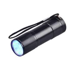 Mini Torcia UV 9 Led luce nera 365nm