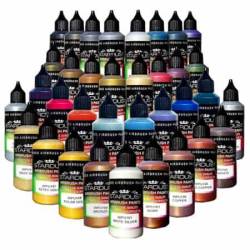 Vernici per aerografo WPU Stardust Pro - 35 colori metallizzati