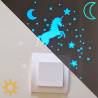 Adesivo fosforescente decorazione camera bimbi