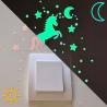 Adesivo fosforescente decorazione camera bimbi