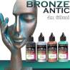 Vernice effetto bronzo patinato – kit acrilico completo