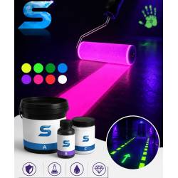 Vernice fluorescente ultravioletta EPOXY MURI E PAVIMENTI