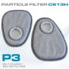 Cartuccia filtrante P3 per maschera respiratoria professionale, certificata per verniciatura, carrozzeria e levigatura