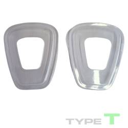 Cappuccio di fissaggio per prefiltro per maschera da verniciatura auto professionale x2