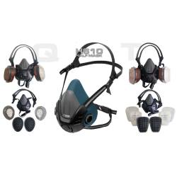 Cappuccio di fissaggio del prefiltro per maschera respiratoria per verniciatura automobilistica