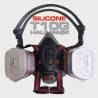 Maschera in silicone con cartuccia per verniciatura carrozzeria