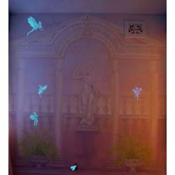 Vernice fosforescente all'acqua moonglo kit 4 colori