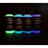 Vernice fosforescente all'acqua moonglo kit 4 colori