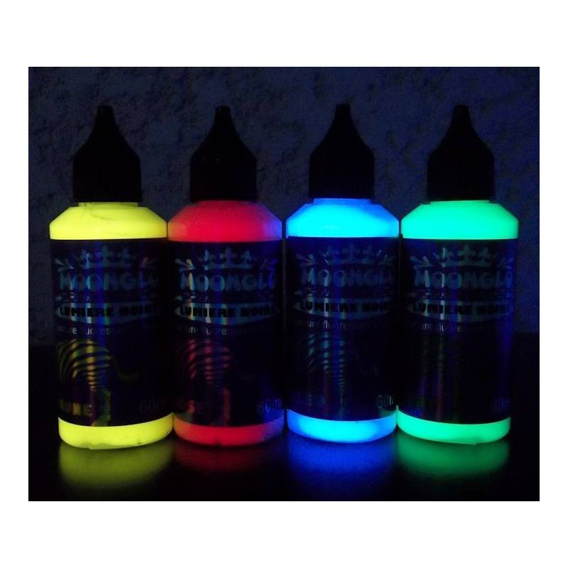 Kit fluorescente al wood invisibile 4 colori
