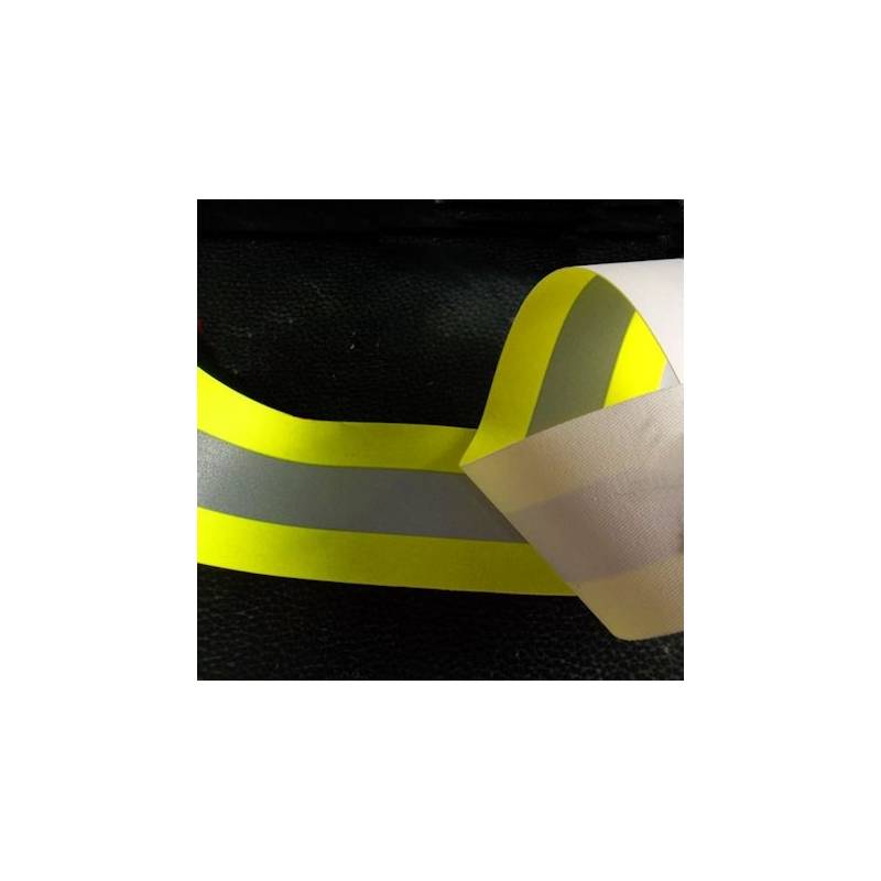 Banda da cucire retroriflettente e fluorescente