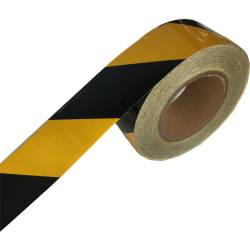 nastro Pericolo giallo e nero adesivo e retro-riflettente