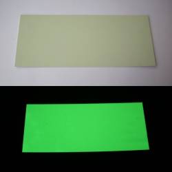 Pannelli PVC fotoluminescenti pretagliati bianchi