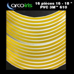  strisce adesive per cerchi moto ARCO® - 4 colori, grado 3M™ 610