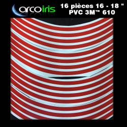  strisce adesive per cerchi moto ARCO® - 4 colori, grado 3M™ 610