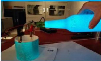 Pigment électroluminescent - activation incolore à brillante
